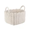Rope Weave Basket - White -Home Furniture 12829234 1974831918462545