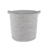 Two-Tone Cotton Rope Basket -Home Furniture 12829235 8294831918133460