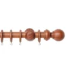 Harrison Drape 28mm Wood 1.2m Curtain Pole Kit