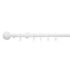 Extendable Ball Finial Curtain Pole - White - 1.2-2.1m (16/19mm) 1 Extendable Ball Finial Curtain Pole - White - 1.2-2.1m (16/19mm) -Home Furniture 12831944 5324831966558386