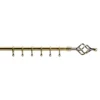 Extendable Cage Finial Curtain Pole - Antique Brass - 1.2-2.1m (16/19mm) -Home Furniture 12831949 9274831968445269
