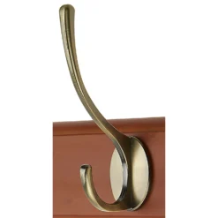 None Beech Victorian Hook Rail - Antique Brass - 4 Hooks -Home Furniture 12832351 1404846153995339