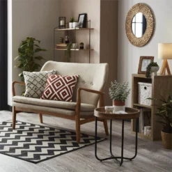 Mumbai Natural Woven Round Mirror -Home Furniture 12834333 1054833167752122