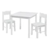 None Wooden Table And Chair Set - White 2 None Wooden Table And Chair Set - White -Home Furniture 12834469 3634831954897503