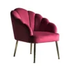 Sophia Scallop Occasional Chair - Cerise -Home Furniture 12834754 1924831943083671