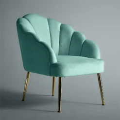 Sophia Scallop Occasional Chair - Duck Egg Blue 8 Sophia Scallop Occasional Chair - Duck Egg Blue -Home Furniture 12834895 1504833175656834