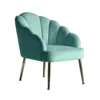 Sophia Scallop Occasional Chair - Duck Egg Blue -Home Furniture 12834895 7614831943383443