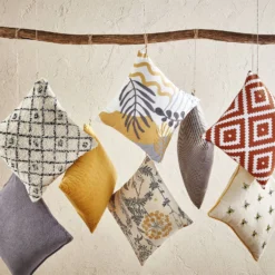 None Folded Velvet Cushion - Grey 9 None Folded Velvet Cushion - Grey -Home Furniture 12836764 1204832979150351