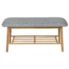 Bamboo Shoe Bench With Grey Cushion Seat 2 Bamboo Shoe Bench With Grey Cushion Seat -Home Furniture 12837923 1154831908993696