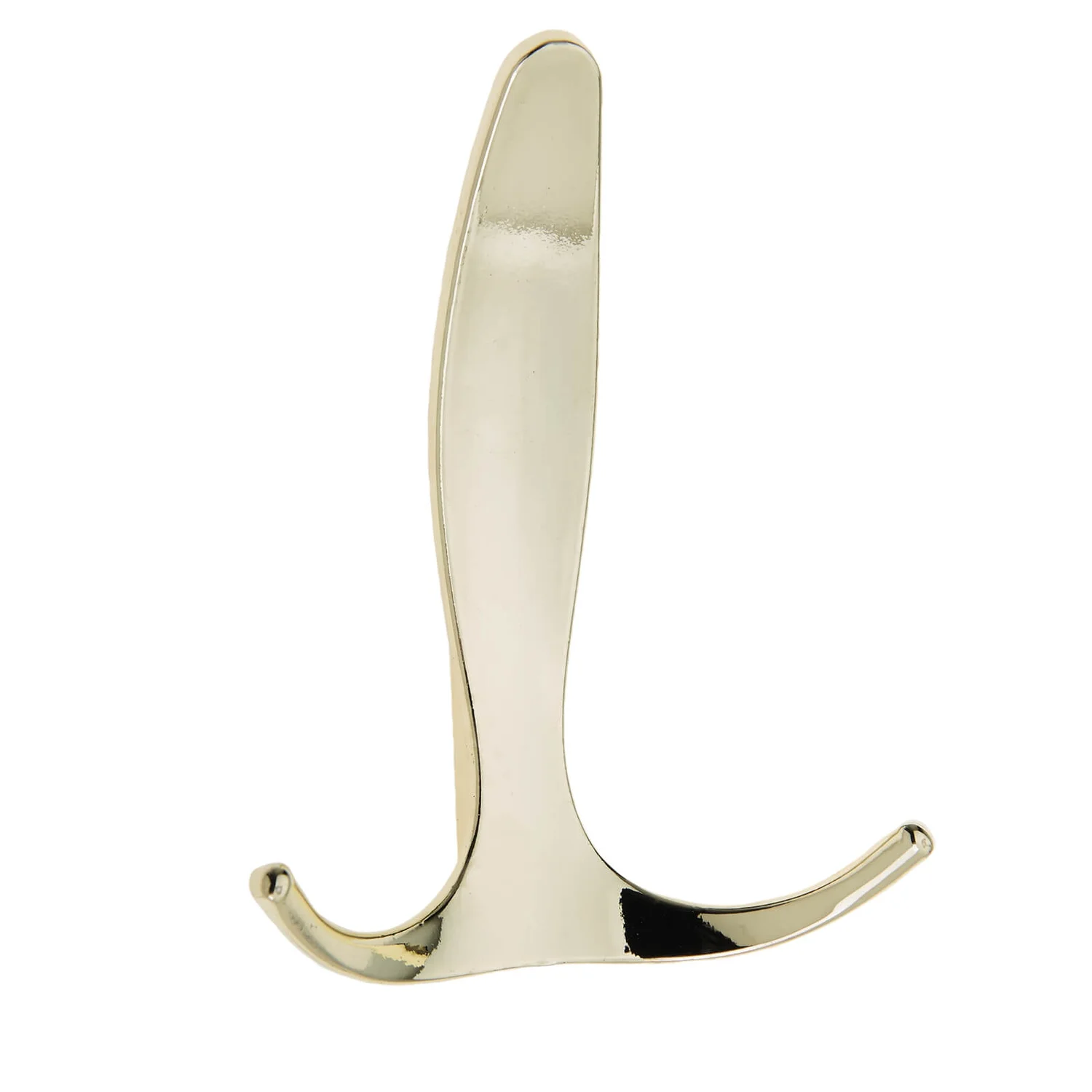 Tri Hook - Brushed Brass 3 Tri Hook - Brushed Brass