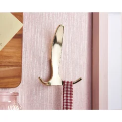 Tri Hook - Brushed Brass 7 Tri Hook - Brushed Brass -Home Furniture 12838733 9614995165505539