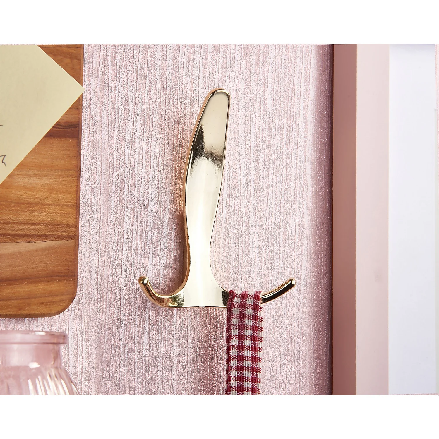 Tri Hook - Brushed Brass 5 Tri Hook - Brushed Brass - Image 3