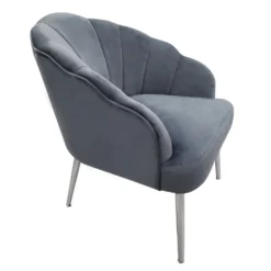 Sophia Scallop Occasional Chair - Grey -Home Furniture 12838886 1634940538203316