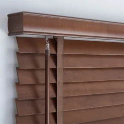 50mm Wood Venetian Blind - Walnut - 100x130cm -Home Furniture 12838993 4964833173229345