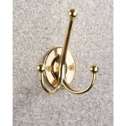 Oval Tri Hook - Polished Brass -Home Furniture 12839028 1954995165923493