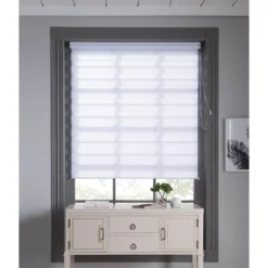 Night & Day Roller Blind - White - 110x160cm -Home Furniture 12839109 9934833196804233
