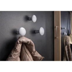 Wood Dots Hook Set - Grey 6 Wood Dots Hook Set - Grey -Home Furniture 12839183 1974833202387047