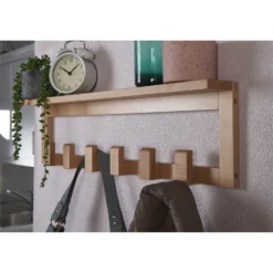 6 Beech Hook Shelf Combo -Home Furniture 12839411 1064833203415501