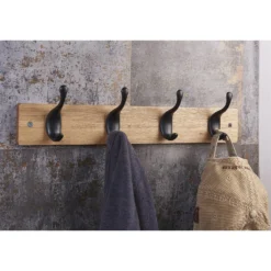 4 Black Modern Hook On Ash Board -Home Furniture 12839425 1304845860499795