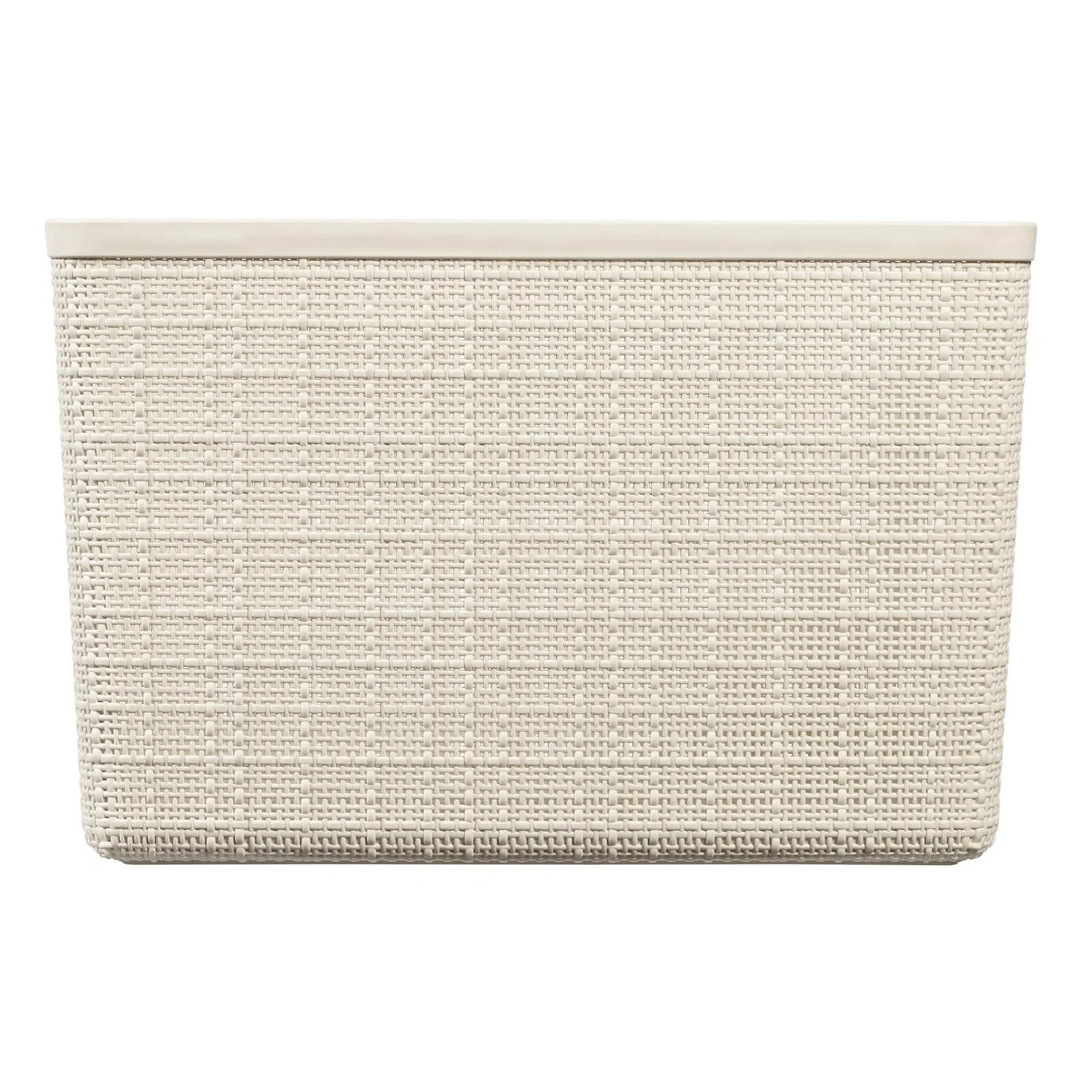 Curver Jute Large Basket - 20L - Off White 4 Curver Jute Large Basket - 20L - Off White - Image 2