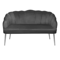 Sophia Scallop Occasional Sofa - Grey 11 Sophia Scallop Occasional Sofa - Grey -Home Furniture 12840470 1384862235640740
