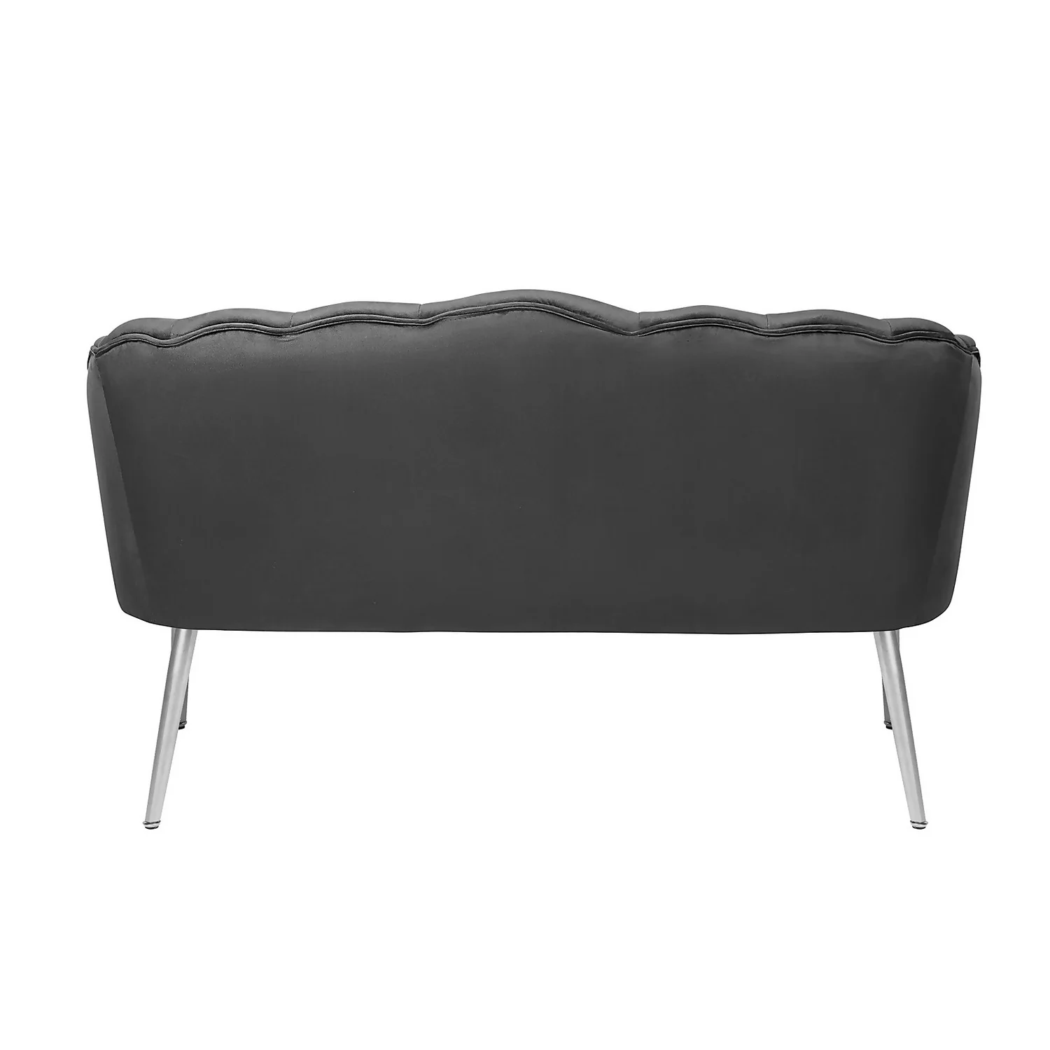 Sophia Scallop Occasional Sofa - Grey 6 Sophia Scallop Occasional Sofa - Grey - Image 4