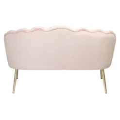 Sophia Scallop Occasional Sofa - Blush -Home Furniture 12840480 1374862164813305