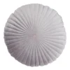 None Round Velvet Cushion - Grey - 45cm -Home Furniture 12842179 5534831909608486