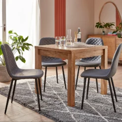 Kubu 4-6 Seater Extending Dining Table -Home Furniture 12844146 1624883937251496
