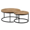 Kubu Coffee Table Nest - Set Of 2 2 Kubu Coffee Table Nest - Set Of 2 -Home Furniture 12844150 7224870243661280