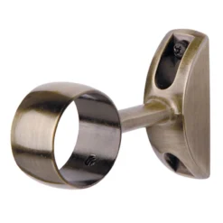 Harrison Drape Antique Brass Tunnel Bracket