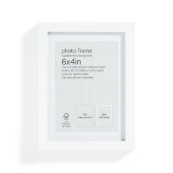 Box Photo Frame - 6x4" - White 10 Box Photo Frame - 6x4" - White -Home Furniture 12879233 7524853904422910