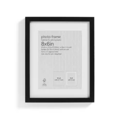 Box Photo Frame - 8x6" - Black -Home Furniture 12879249 4824853904614874