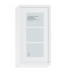 Box Photo Frame Multi Aperture - 40x20cm - White -Home Furniture 12879258 1584853904667518