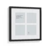 Box Photo Frame Multi Aperture - 30x30cm - Black -Home Furniture 12879261 1044891266330471