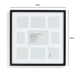 Box Photo Frame Multi Aperture - 40x40cm - Black 11 Box Photo Frame Multi Aperture - 40x40cm - Black -Home Furniture 12879262 1724940538612912