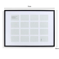 Box Photo Frame Multi Aperture - 50x70cm - Black -Home Furniture 12879267 1934929074160387