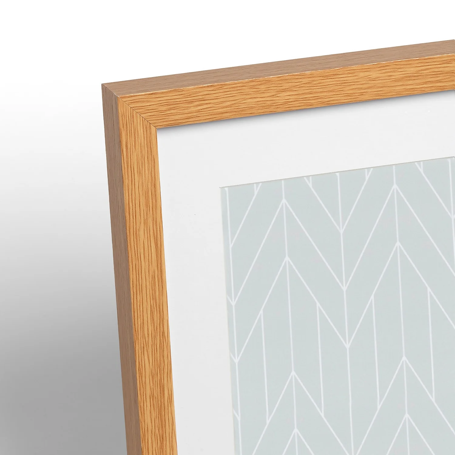 Box Photo Frame Multi Aperture - 50x70cm - Oak 7 Box Photo Frame Multi Aperture - 50x70cm - Oak - Image 5