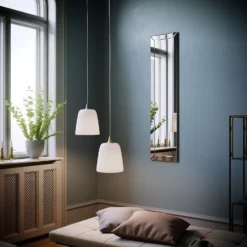 Bevelled Edge Mirror - 120x30cm -Home Furniture 12879274 1994854775328139