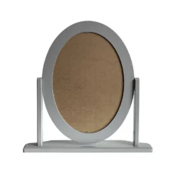 Oval Dressing Table Mirror - Grey -Home Furniture 12879286 3574863710536602