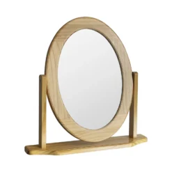 Oval Dressing Table Mirror - Pine -Home Furniture 12879291 7204863710627649