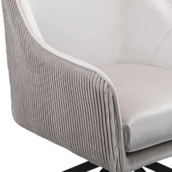 Pia Pleat Swivel Chair - Silver 12 Pia Pleat Swivel Chair - Silver -Home Furniture 12882871 1104887373158504