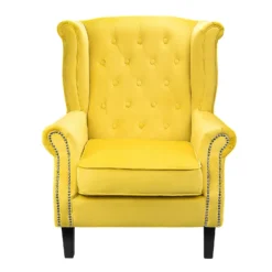 Chester Armchair - Mustard -Home Furniture 12882875 1654887372870213