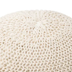 Charles Chunky Knit Pouffe - Cream 9 Charles Chunky Knit Pouffe - Cream -Home Furniture 12882880 1374898261755326