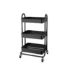 3 Tier Storage Trolley - Black -Home Furniture 12886053 1764843635380541