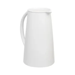 Ceramic Jug With Embossed Heart - White -Home Furniture 12886083 1444843705804494