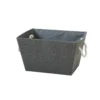 Grey Herringbone Medium Storage Basket -Home Furniture 12886594 1754857031446474
