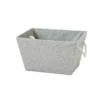 Neutral Herringbone Medium Storage Basket -Home Furniture 12886595 1554857031446870