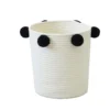 Round Cotton Rope Mono Pom Pom Basket 2 Round Cotton Rope Mono Pom Pom Basket -Home Furniture 12886598 5764857031547139