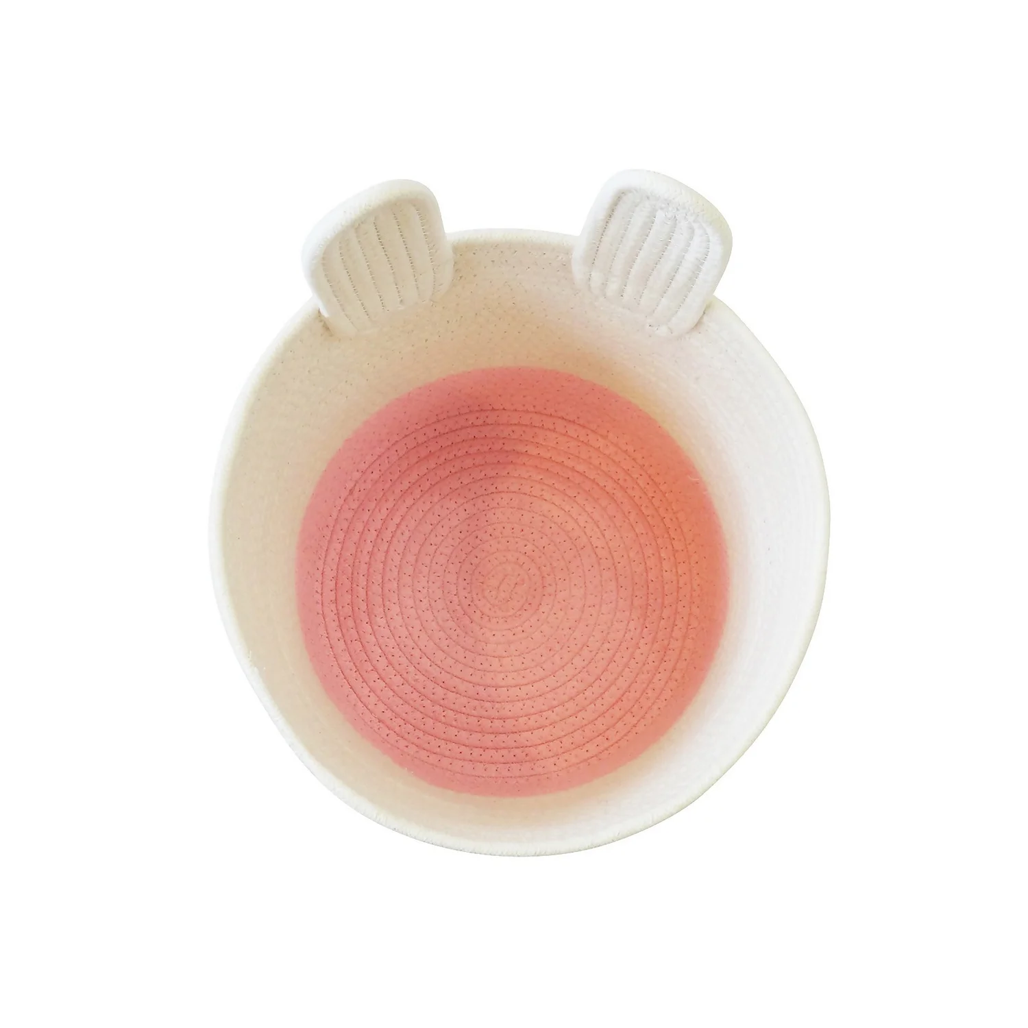 Rabbit Cotton Rope Basket 5 Rabbit Cotton Rope Basket - Image 3